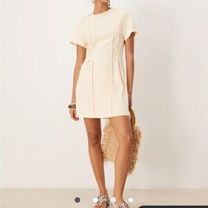 ASOS Butter Yellow Mini Dress